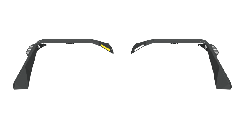 Road Armor 18-20 Jeep Wrangler JL Stealth Front Fender Flare w/Switchback LED DRL – Tex Blk