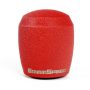 GrimmSpeed Stubby Shift Knob Stainless Steel Red - M12x1.25