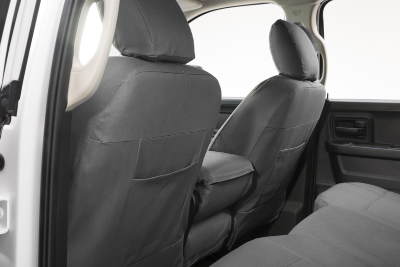 Covercraft 19-21 Chevrolet Silverado Carhartt PrecisionFit Custom Front Row Seat Covers - Gravel