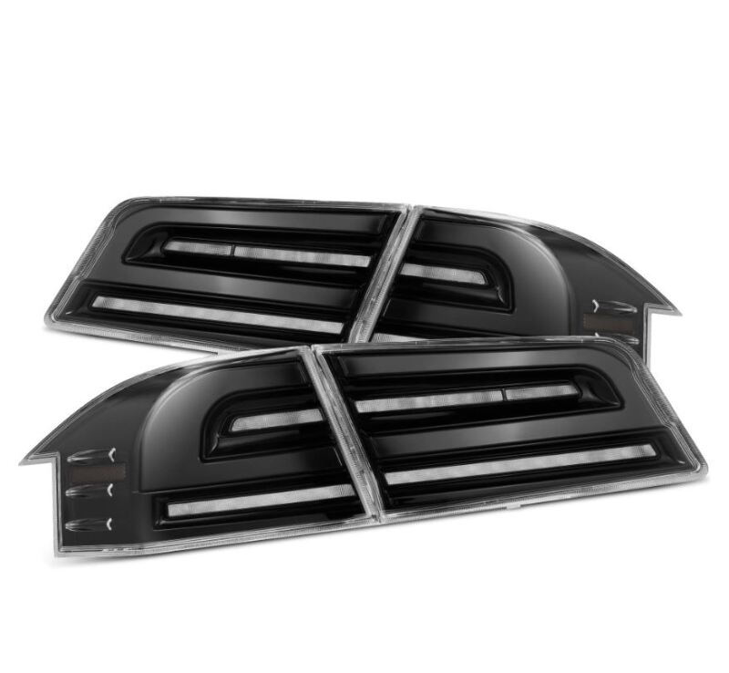 AlphaRex 12-21 Tesla Model S LUXX-Series LED Tail Lights – Alpha-Black