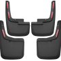 Husky Liners 2015-2017 Ford F-150 w/ OE Fender Flares Front and Rear Mud Guards - Black