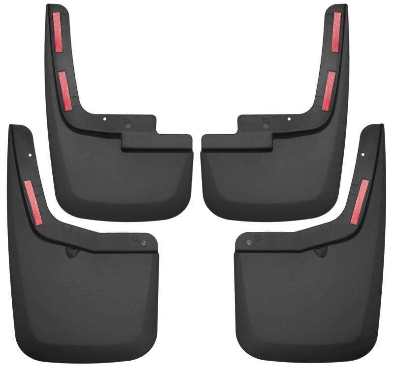 Husky Liners 2015-2017 Ford F-150 w/ OE Fender Flares Front and Rear Mud Guards – Black