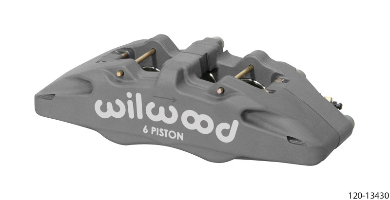 Wilwood DynaPro DP6 Lug Mount Anodized Alum. Caliper 1.62in/1.38in/1.38in Piston .38in Rotor – Right