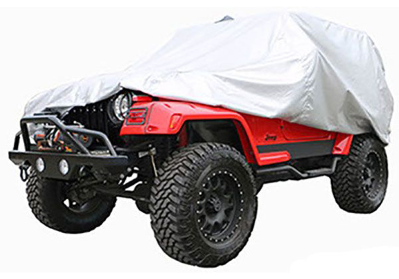 Rampage 1976-1983 Jeep CJ5 Car Cover 4 Layer – Grey
