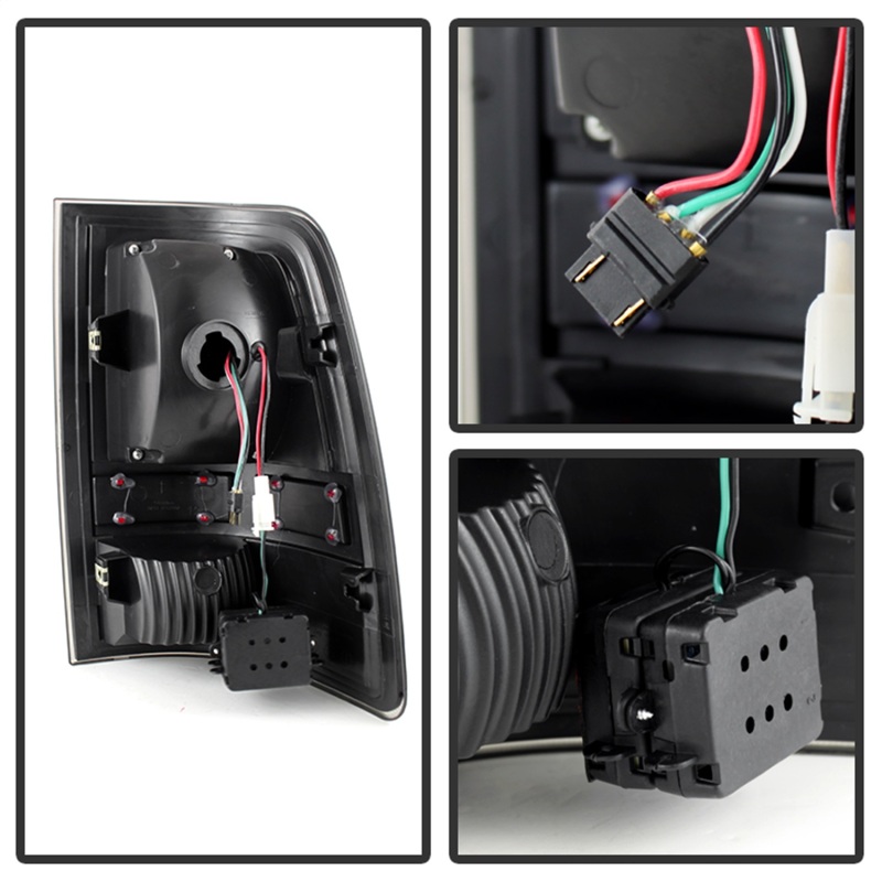 xTune Dodge Ram 1500 09-14 LED Tail Lights Incandescent Model Only Black Smoke ALT-JH-DR09-LED-BKSM