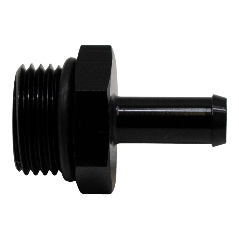 DeatschWerks 8AN ORB Male to 5/16in Male Barb Fitting (Incl O-Ring) – Anodized Matte Black