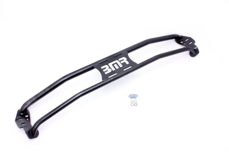 BMR 11-15 5th Gen Camaro Front 2-Point Strut Tower Brace – Black Hammertone