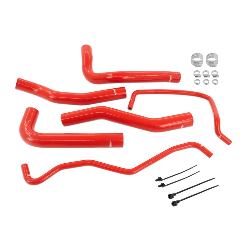 Mishimoto 2024+ Ford Mustang 2.3L Silicone Coolant Hose Kit – Red