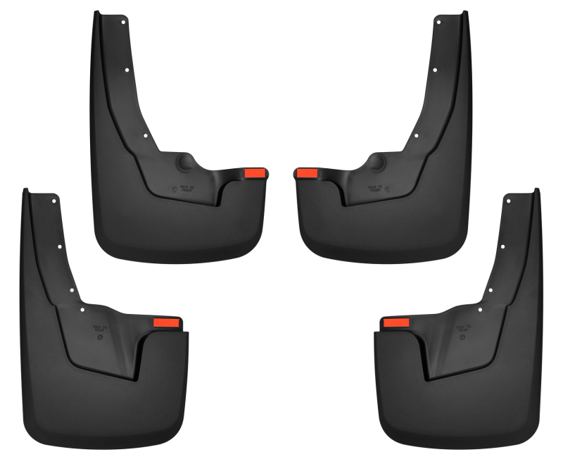 Husky Liners 19-22 RAM 1500 w/ OEM Fender Flares Custom-Molded Front & Rear Mud Guards