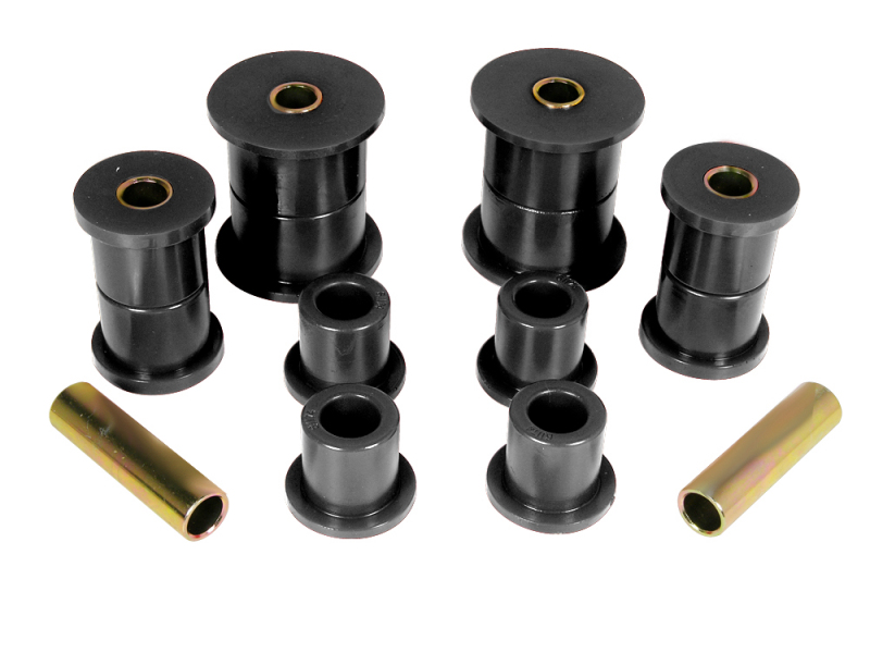 Prothane 74-91 Jeep Cherokee Front Spring & Shackle Bushings (w/ 2in OD Main Eye) – Black