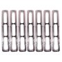 Rugged Ridge Grille Inserts Chrome 87-95 Jeep Wrangler YJ
