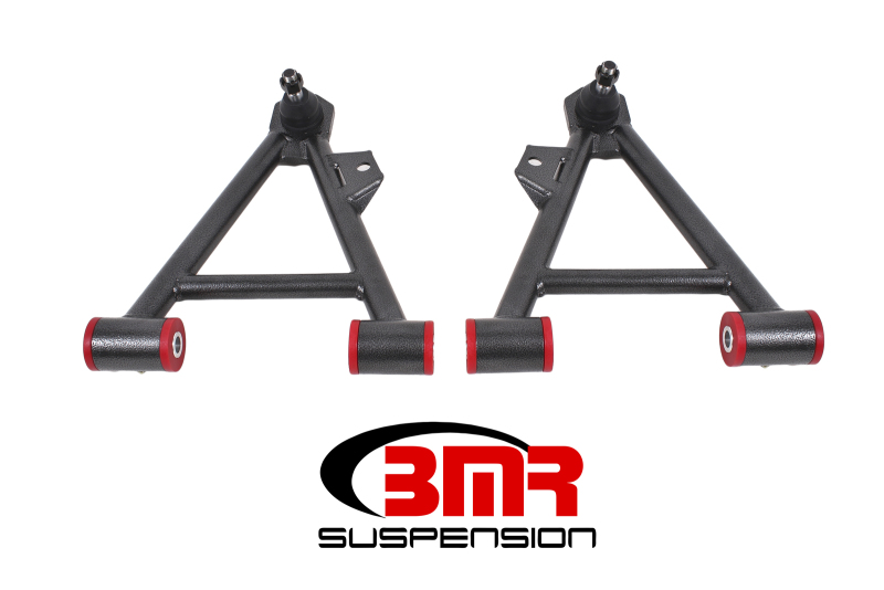 BMR 94-04 Mustang Lower Non-Adj. A-Arms (Coilover Only) w/ STD. Ball Joint (Poly) – Black Hammertone