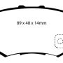 EBC 97 Acura CL 2.2 Yellowstuff Rear Brake Pads