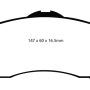 EBC 08-11 Chrysler Town & Country 3.3 Ultimax2 Front Brake Pads