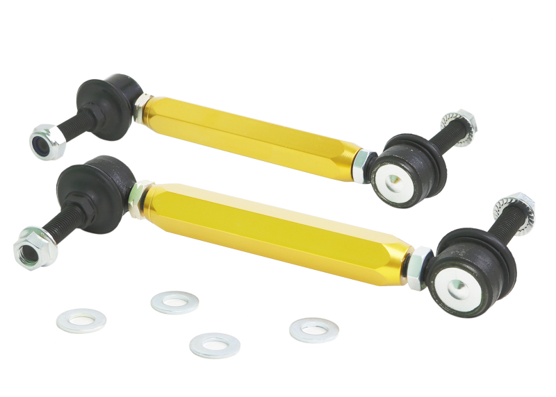 Whiteline Universal Sway Bar End Link Kit – 175-200mm Heavy Duty Adjustable – 10mm Ball Studs