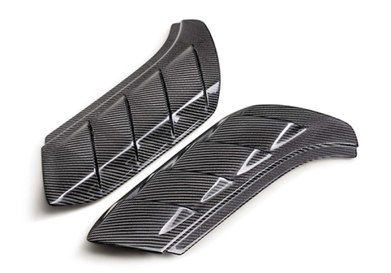 Ford Racing 22-24 Bronco Raptor 2×2 Twill Carbon Fiber Fender Vent Set- Gloss
