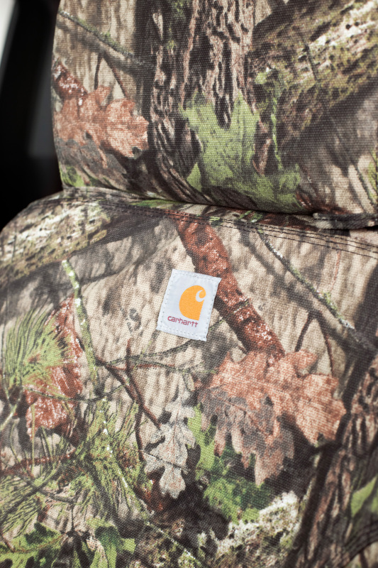 Covercraft 09-14 Ford F150 Carhartt Camo SeatSaver Custom Front Row Seat Covers - Mossy Oak