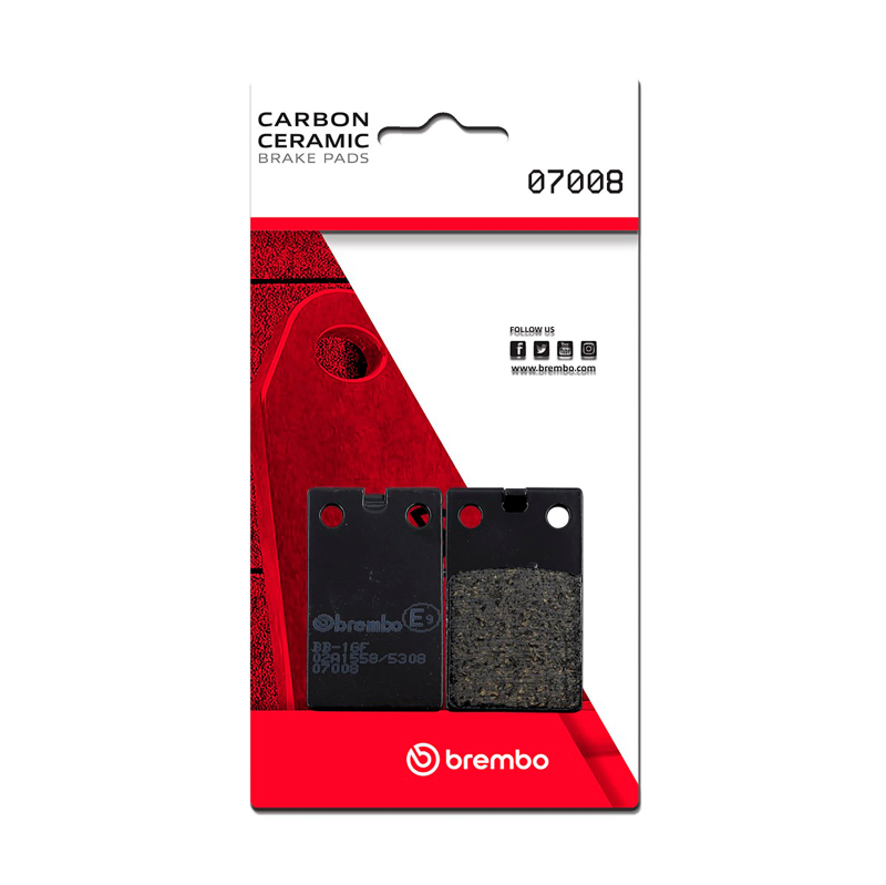 Brembo OE Aprilia Red Rose/Malaguti Crosser/TGB R/Tomos Bt Carbon Ceramic Brake Pad – Front