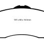 EBC 08-11 Chrysler Town & Country 3.3 Greenstuff Front Brake Pads