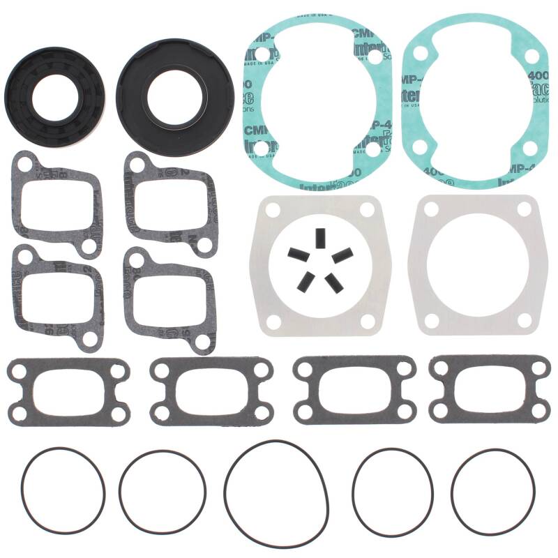 Vertex Pistons 80-86 Citation 377cc/87-88 Safari 380cc Complete Gasket Kit w/ Seals
