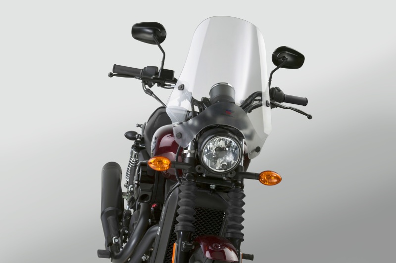 National Cycle Street Shield w/ Handlebar 7/8 and 1 in. U-Clamp – Clear