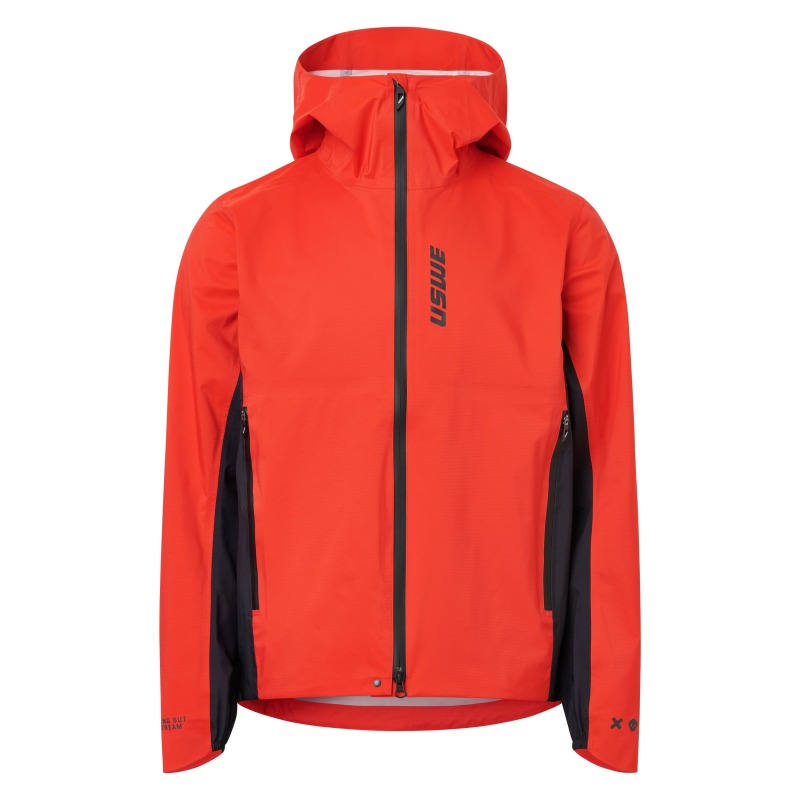 USWE Waterproof  MTB Jacket Flame Red – 2XL