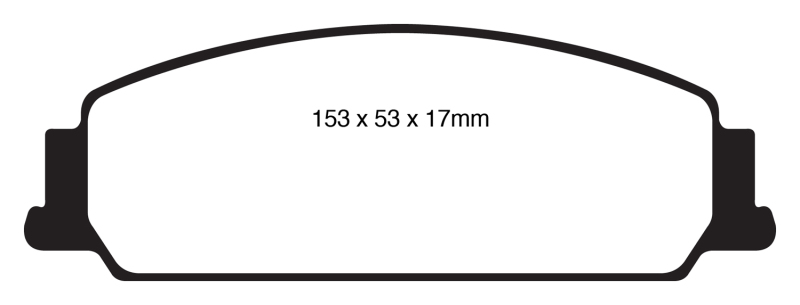 EBC 08-10 Pontiac G8 3.6 Redstuff Front Brake Pads