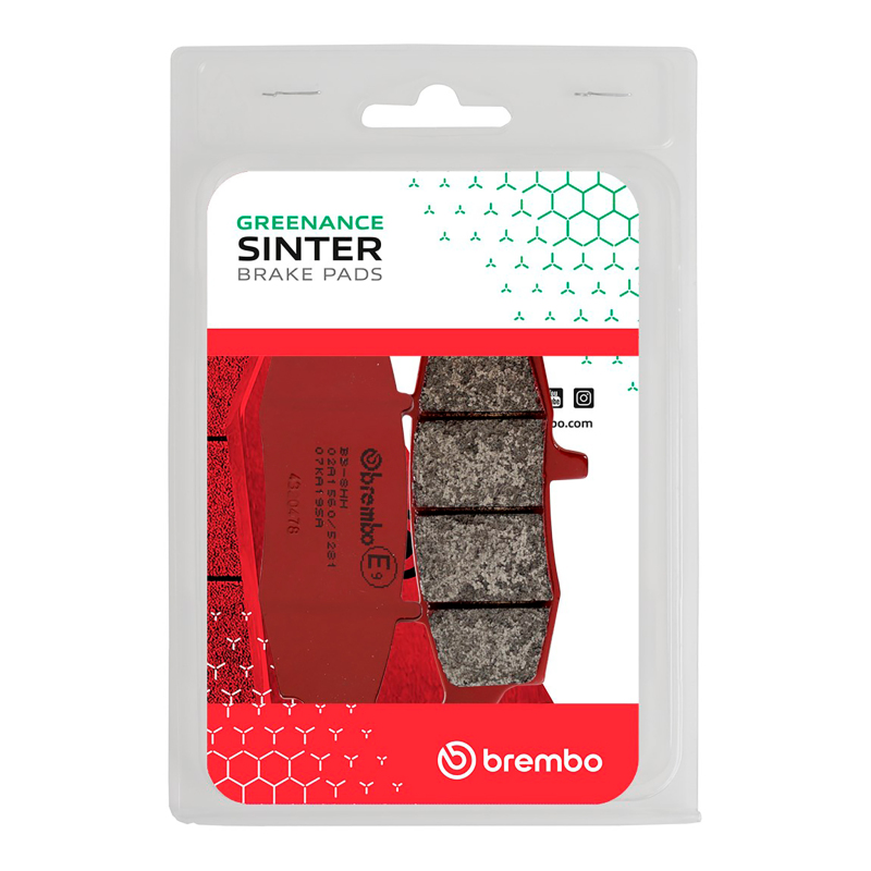 Brembo OE 11-11 Kawasaki Ninja R Left 400cc Sinter Brake Pad – Front