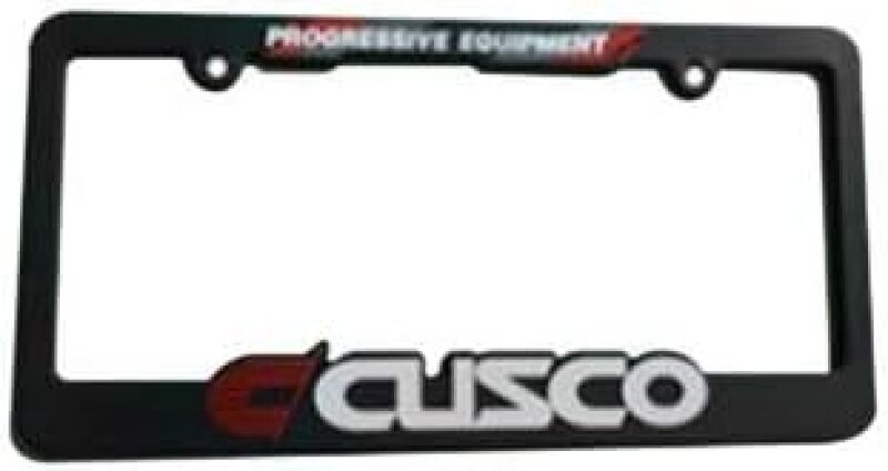 Cusco License Plate Frame Black Usdm Spec Limited