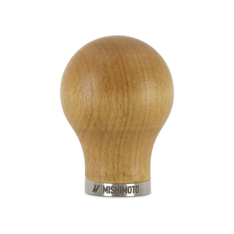 Mishimoto Round Steel Core Wood Shift Knob – Beech