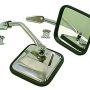 Rugged Ridge 55-86 Jeep CJ Chrome CJ-Style Side Mirror Kit