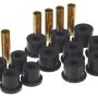 Prothane 88-98 GM 2/4wd Rear Spring & Shackle Bushings - Black