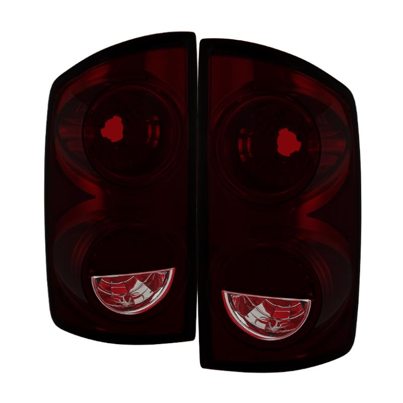 xTune Dodge Ram 1500 07-08 OEM Style Tail Lights -Red Smoked ALT-JH-DR07-OE-RSM