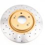 DBA 03-05 Evo 8/9 Front Drilled & Slotted 4000 Series Rotor