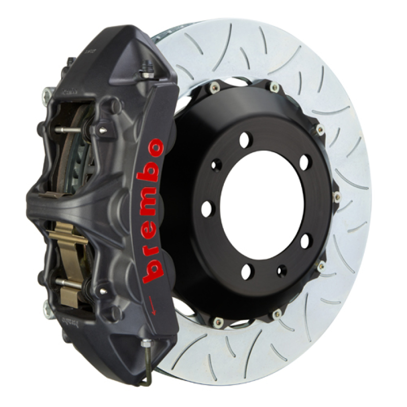 Brembo 99-05 Honda S2000 Front GTS BBK 6 Piston Cast 355×32 2pc Rotor Slotted Type-3-Black HA