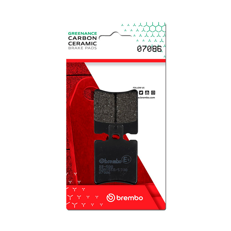 Brembo OE Suzuki Ay/Yamaha Aerox/Yamaha Breeze/Yamaha Zest Carbon Ceramic Brake Pad – Front