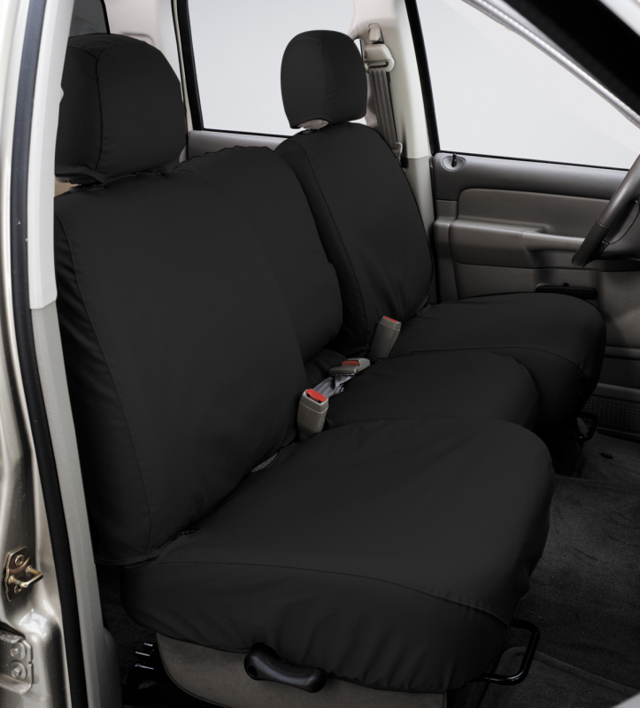 Covercraft 15-18 Ford F150 Polycotton SeatSaver Custom Second Row Seat Covers – Charcoal
