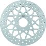 Twin Power 08-13 FLH FLT 08-16 FLHR 06-17 Dyna Front 11.8 Solid Rotor Mesh Stainless