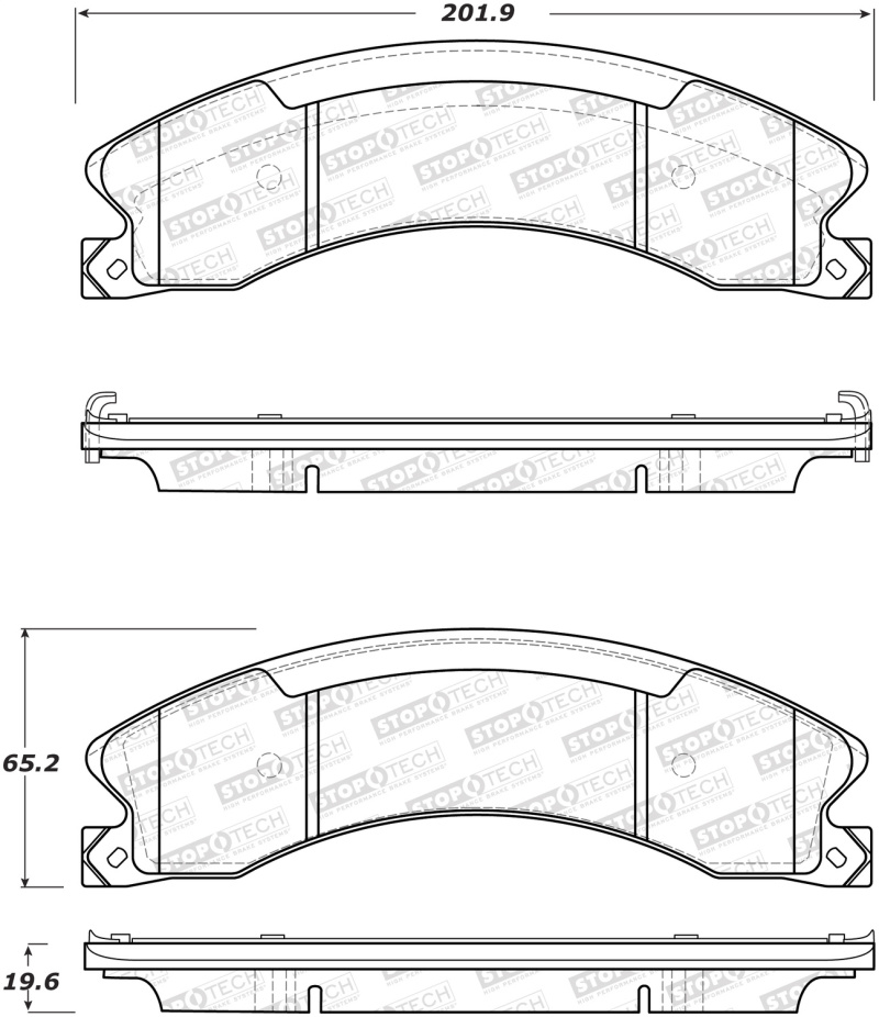 StopTech Street Brake Pads – Front