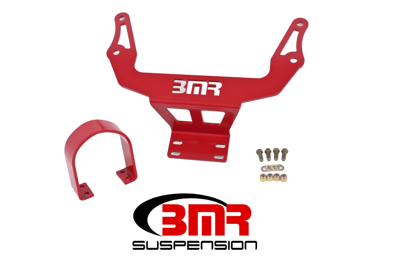BMR 08-17 Challenger Front Driveshaft Safety Loop – Red