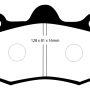 EBC 10+ Lotus Evora 3.5 Redstuff Front Brake Pads