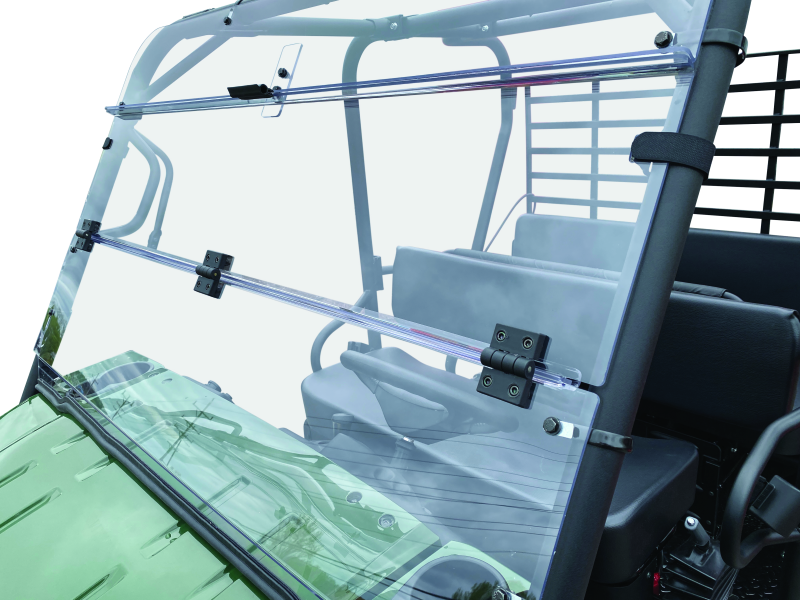 QuadBoss 09-22 Kawasaki KAF620M Mule 4010 4×4 Windbreak Folding Windshield