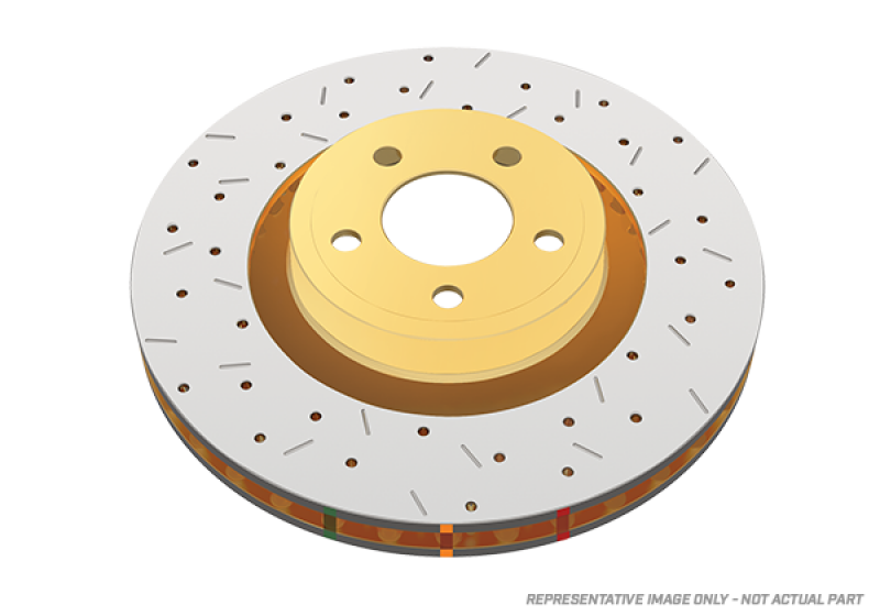 DBA 8/93-94 Nissan Skyline R32 GT-R/95-7/98 R33 & R34 GT-R Rear Drilled&Slotted 4000 Series Rotors