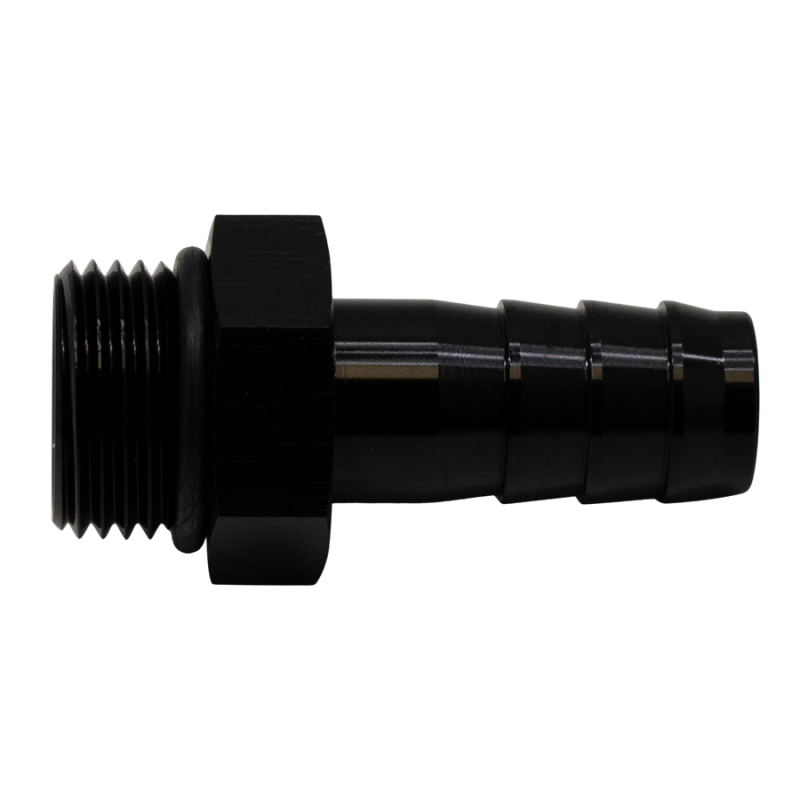 DeatschWerks 8AN ORB Male to 1/2in Male Triple Barb Fitting (Incl O-Ring) – Anodized Matte Black