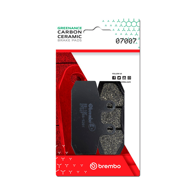 Brembo OE Honda Sj Carbon Ceramic Brake Pad – Front