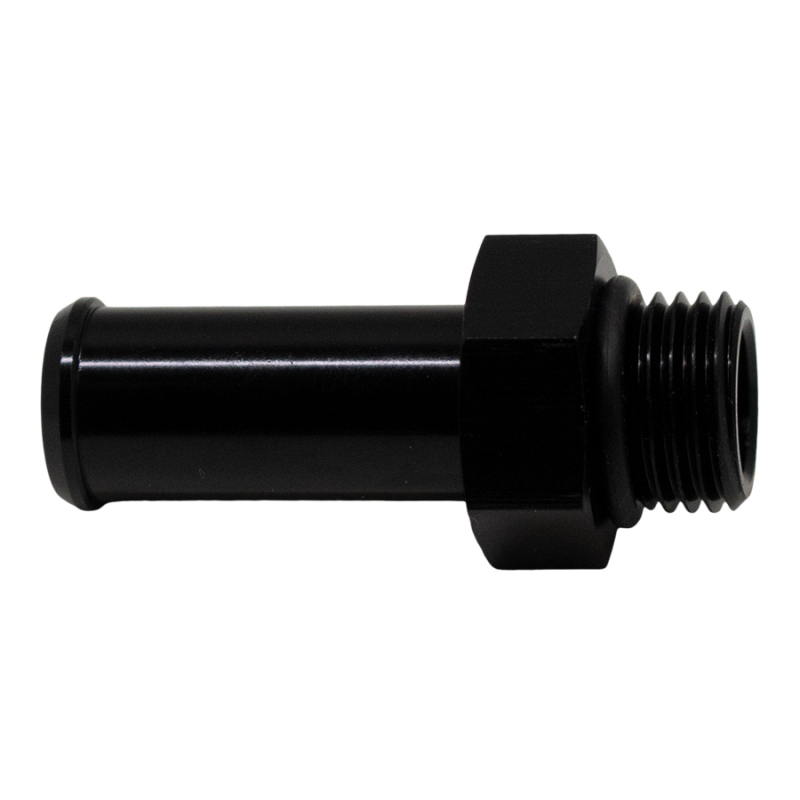 DeatschWerks 6AN ORB Male to 1/2in Male Barb Fitting (Incl O-Ring) – Anodized Matte Black