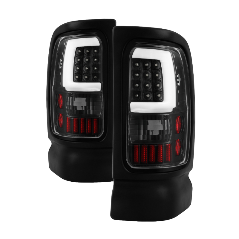 xTune Dodge Ram 1500 94-01 Tail Lights – Light Bar LED – Black ALT-ON-DRAM94V3-LBLED-BK