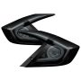 Spyder 16-18 Honda Civic 4 Door Light Bar LED Tail Lights - Black Smoke (ALT-YD-HC164D-LB-BSM)