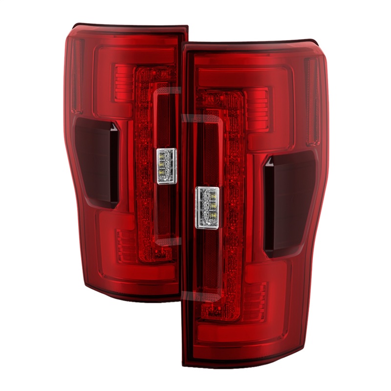 Spyder 17-18 Ford F-250 SD (w/Blind Spot Sens) LED Only Tail Lights – Red Clr (ALT-YD-FS17BS-LED-RC)