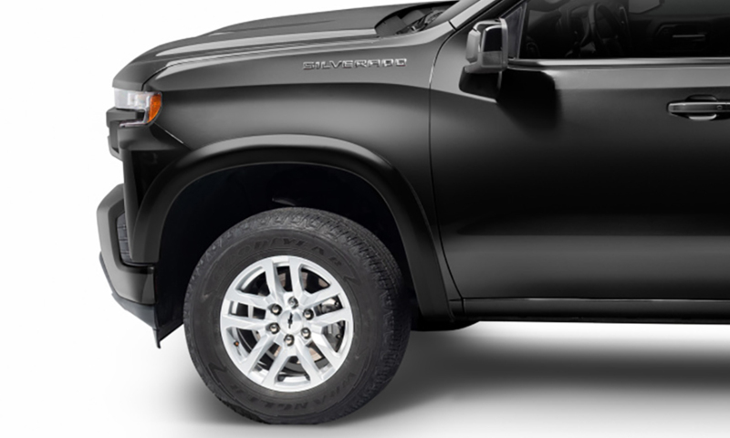Bushwacker 19-21 Chevrolet Silverado 1500 6ft 6in Bed OE-Style 4PC Fender Flares – Black